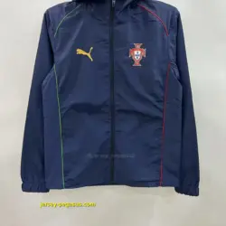 Portugal blue windbreaker jacket