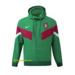 Portugal green windbreaker jacket