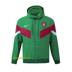 Portugal green windbreaker jacket