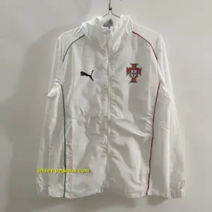 Portugal white windbreaker jacket