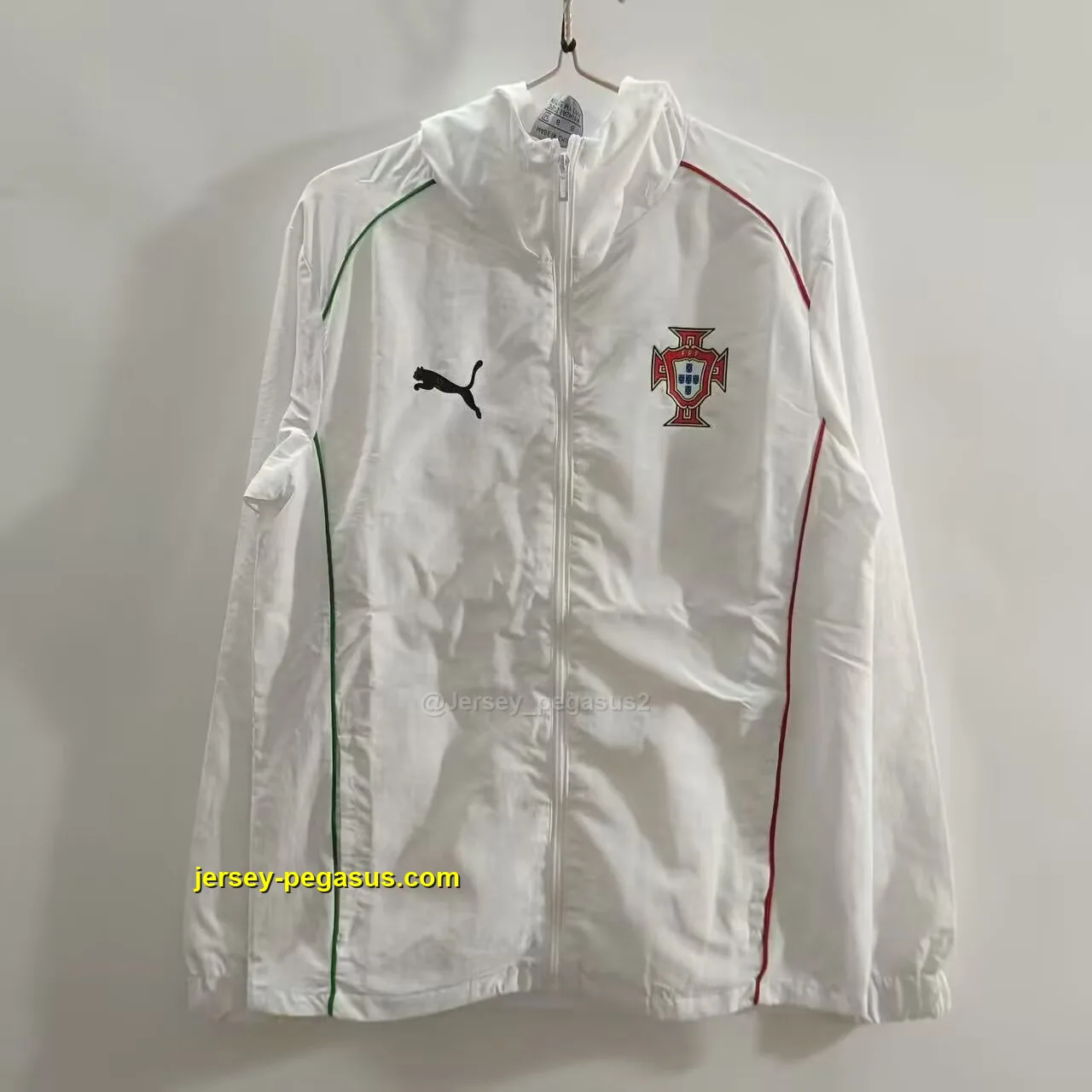 Portugal white windbreaker jacket Portugal white windbreaker jacket