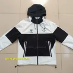 Real Betis black white windbreaker jacket
