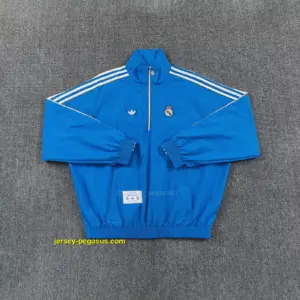 Real Madrid 2026 Half zipper windbreaker jacket