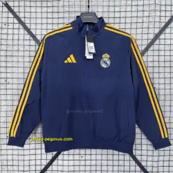 Real Madrid blue recersible windbreaker jacket