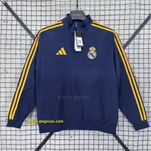Real Madrid blue recersible windbreaker jacket