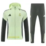 Real Madrid green windbreaker jacket and pants