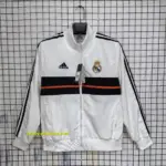 Real Madrid white windbreaker jacket