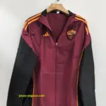 Roma maroon windbreaker jacket