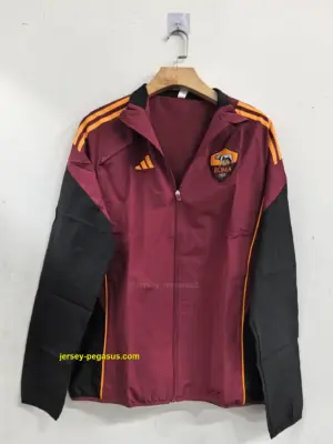 Roma maroon windbreaker jacket