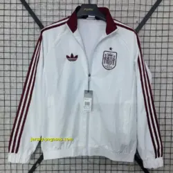 Spain 2026 white windbreaker jacket