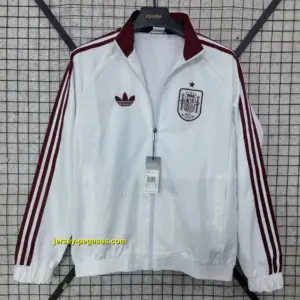 Spain 2026 white windbreaker jacket