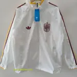 Spain 2026 white windbreaker jacket+pants