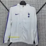 Tottenham white windbreaker jacket