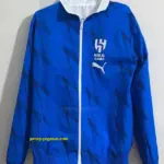 al hilal blue white reversible windbreaker jacket