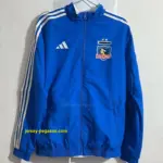 colo colo blue white reversible windbreaker jacket