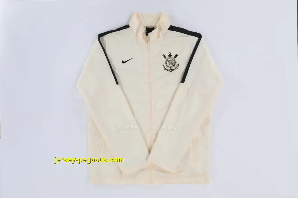 corinthians yellow windbreaker jacket