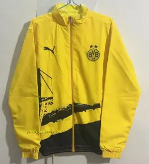 dortmund yellow reversible windbreaker jacket
