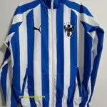 montreal blue white reversible windbreaker jacket