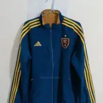 real salk lake reversible windbreaker jacket