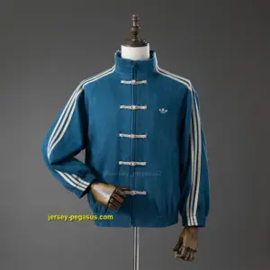 (Chinese New Year) Tang-style jacket - Cowboy Blue
