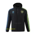 Arsenal black windbreaker jacket