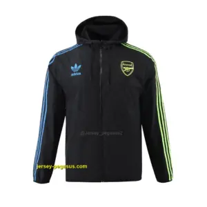 Arsenal black windbreaker jacket