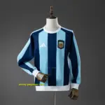 Argentina Long-sleeved Sweatshirt - Dark Blue & Light Blue M