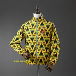 Arsenal Reversible Jacket Windbreaker - Yellow & Grey