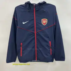 Arsenal blue windbreaker jacket
