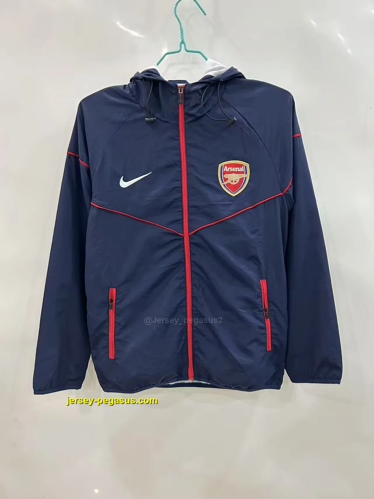 Arsenal blue windbreaker jacket Arsenal blue windbreaker jacket