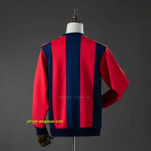 Barcelona Long-sleeved Sweatshirt - Red & Blue M