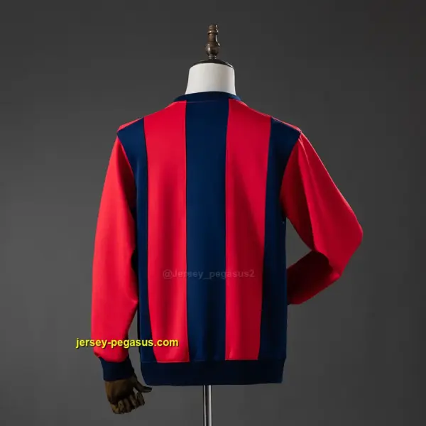 Barcelona Long-sleeved Sweatshirt - Red & Blue M