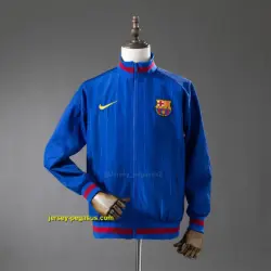 Barcelona Team Anthem Windbreaker - Blue