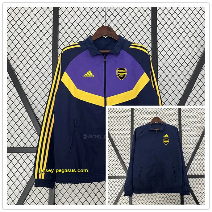 Arsenal pueple blue reversible jakcet Arsenal pueple blue reversible jakcet