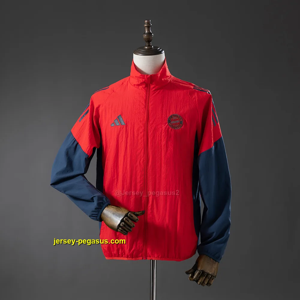 Bayern Munich Windbreaker - Red Bayern Munich Windbreaker - Red