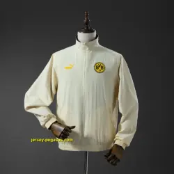 Borussia Dortmund Reversible Jacket Windbreaker - Black & Beige
