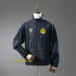 Borussia Dortmund Reversible Jacket Windbreaker- Black