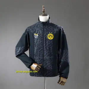 Borussia Dortmund Reversible Jacket Windbreaker- Black
