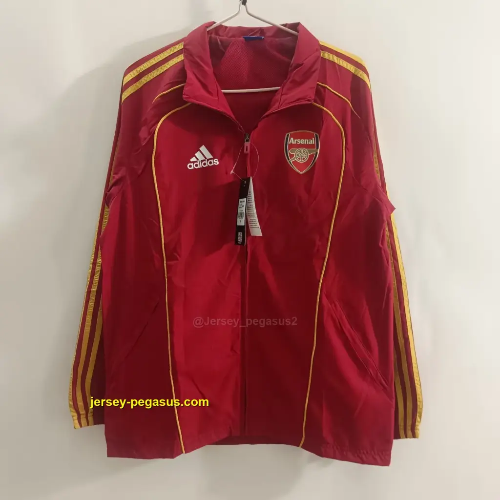 Arsenal red windbreaker jacket