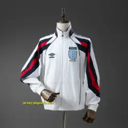 England 1998 Retro Windbreaker - White