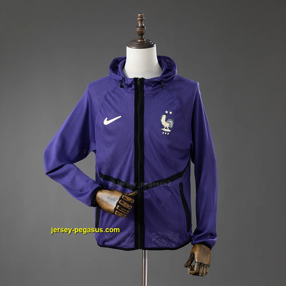 France 2026 Football Anthem Jacket - Purple