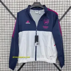 Arsenal white and blue windbreaker jacket