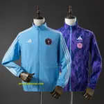 Inter Miami Reversible Anthem Jacket Windbreaker - Blue-Purple