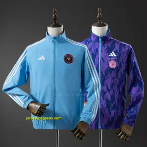 Inter Miami Reversible Anthem Jacket Windbreaker - Blue-Purple