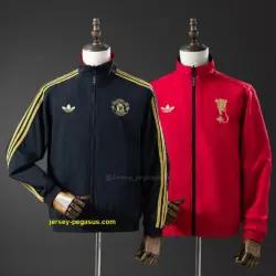 M-U Reversible Jacket Windbreaker - Black & Red