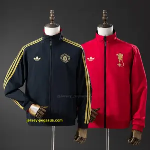 M-U Reversible Jacket Windbreaker - Black & Red