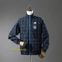 M-U Reversible Jacket Windbreaker - Blue&Black
