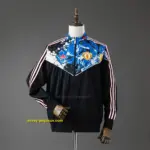 M-U x Stone Roses Track Top 'Black Multi