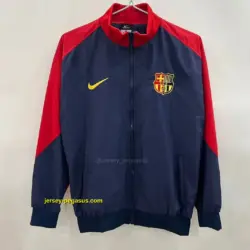 B- red blue windbreaker jacket