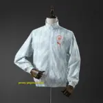 Manchester City Reversible Jacket Windbreaker - White & Mint Green